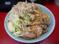 「小ラーメン+ねぎ汁なし（ニンニク・アブラ）¥690+¥100」@ラーメン二郎 中山駅前店の写真