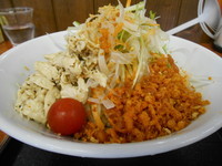 「【冷】　野菜タップリ冷やし中華　大盛」@麺賊 夢我夢中の写真