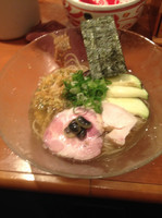 「冷やし塩煮干しそば」@饗 くろ㐂の写真