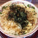 油まぜ麺ニンニク魚粉タマネギ
