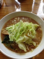 「キャベツラーメン大盛り」@横浜家系らーめん 福の家の写真