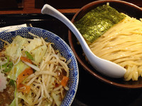 「野菜たっぷりつけ麺」@舎鈴 アトレ上野店の写真