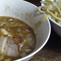 「小豚つけ、たまトッピング（そのまま、麺少なめ）」@蓮爾 さんこま店の写真