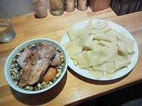 「つけ麺（凄平麺・大盛り）凄チャーシュー＋味玉」@らぁめん りきどうの写真