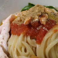 「（限定）鮭とマと男と女＋トリュフソース￥９００」@麺や 蒼 AOIの写真