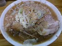 「小豚ラーメン アブラ ニンニク少し」@ラーメン二郎 赤羽店の写真