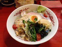 「貝出汁の冷し塩ラーメン(期間限定)」@麺屋 こうじの写真