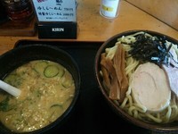 「冷や汁つけめん（大盛）」@中華そば 田家 本店の写真