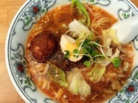 「担々麺＋味付玉子」@中華屋台 潤の写真