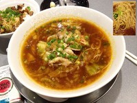 「GTR＋ニンニク豚めし」@らあめん花月嵐 鶴見西口店の写真