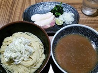 「【燈郎　3周年記念】　   豚＆貝出汁の淡麗つけ麺850円」@ラーメン燈郎の写真
