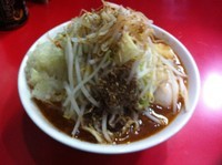 「辛ラーメンミニ野菜ちょい増ニンニクタマネギダブルのしびれ」@麺屋 桐龍の写真