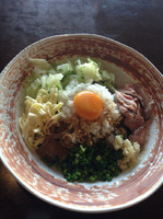 「黒どろまぜそば」@麺や 虎徹の写真