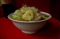 「ラーメン(ニンニク・アブラ・カラメ)700円」@ラーメン二郎 千住大橋駅前店の写真