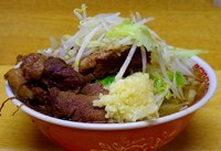 「小豚(ニンニク・アブラ)800円」@ラーメン二郎 環七新新代田店の写真