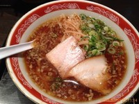 「ラーメン（650円）太麺」@尾道ラーメン 麺一筋 桜木町店の写真