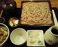 「昼食セット１１００円（せいろもり単品７７０円）」@笑笑庵の写真