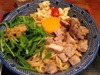 「豚まぜそば（麺大盛り）」@得道の写真