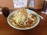 「大豚ラーメン +辛ネギ+まかない飯」@らーめん おうか 松戸松飛台店の写真
