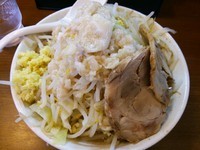 「ジャイ麺（中盛、ヤサイ、アブラ、ショウガ）」@剛田製麺店 前橋店の写真
