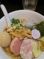 「【限定】イカ煮干し冷やしそば800円」@おおぜき中華そば店の写真