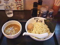 「味玉つけめん(900円)　中盛サービス」@煮干しらーめん青樹 立川店の写真