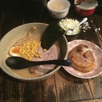 「濃厚ラーメンみそ+チャーシュー丼」@らーめん きよつきの写真