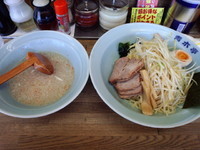 「定番・塩（中）1,000円＋つけ麺券50円」@ラーメン青木亭 草加店の写真