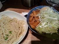 「極濃厚つけ麺(盛り・300g・全部のせ)1180円」@麺屋 冽の写真