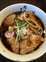 「肉そば 醤油780円」@肉そば総本山 神保町 けいすけの写真