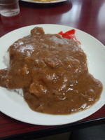 「ラーメンカレーライスセット950円」@栄屋ミルクホールの写真