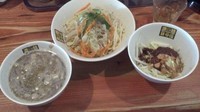 「魚踊るつけ麺＋からベジ」@濃菜麺 井の庄の写真
