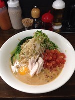 「冷やし坦々まぜそば 期間限定」@麺屋庄太 津久井浜店の写真