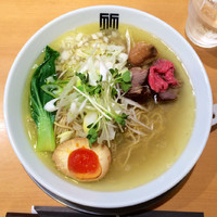 「塩中華そば 800円」@竹末東京プレミアムの写真