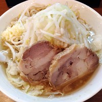 「ジャイ麺（並盛ヤワメ　ヤサイ　アブラ　ニンニク少し）780円」@剛田製麺店 前橋店の写真
