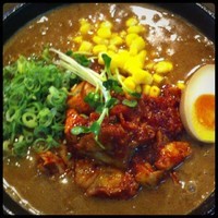 「赤みそ炙りラーメン」@らぁめん 甚 西中島店の写真