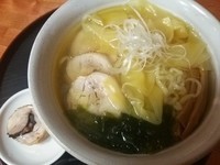 「特製塩ワンタン麺 （140804）」@奥州白河ラーメン ○政の写真