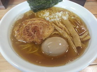 「煮干しそば＋味玉」@ときわ亭の写真