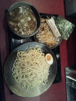 「のぶながつけ麺(醤油)(並)」@つけ麺屋 のぶなが 北口店の写真