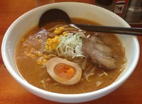 「特選味噌らーめん＋半ライス(820円＋150円)」@らあめん 美春 桜川店の写真