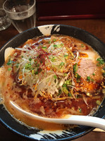 「限定オロチョン辛味噌とんこつ 濃厚 大盛り」@北海豚骨麺屋 銀鈴の写真