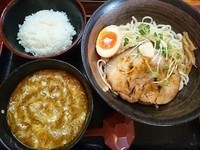 「カレーつけ麺￥790＋小ライス￥50＝￥840」@和風らーめん 凪の写真