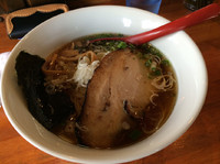 「アゴ煮干しそば、細麺¥750」@麺や 虎ノ道の写真