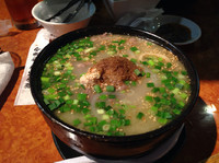 「かきやラーメン600円（税抜き）」@炭火焼肉 かきやの写真