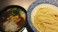 「カレーつけ麺　800円＋半ライス　50円」@豚骨一燈の写真