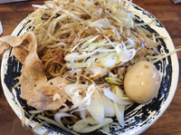 「エビ醤油油そば」@男気らーめんアカギの写真