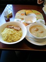 「トンコツつけ麺、チャーシュー2枚トッピング」@バーミヤン 飛田給駅北口店の写真