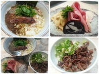 「【気まぐれ限定】大王いかそば￥800＋〆のいか茶漬け￥150」@中華そば 四つ葉の写真