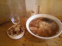 「ラーメンとミニチャーシュー丼セット（ラーメン大盛り）」@日光軒の写真