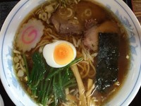 「ラーメン 630円」@手打ちラーメン 英の写真